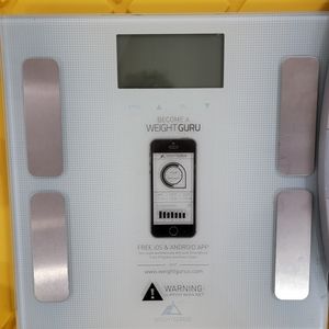 Weight guru bluetooth scale glass
